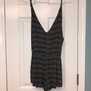 Dainty Hooligan Chevron romper